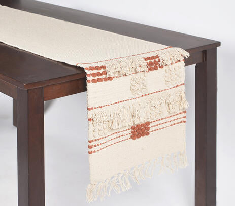 Bohemian table runner full view