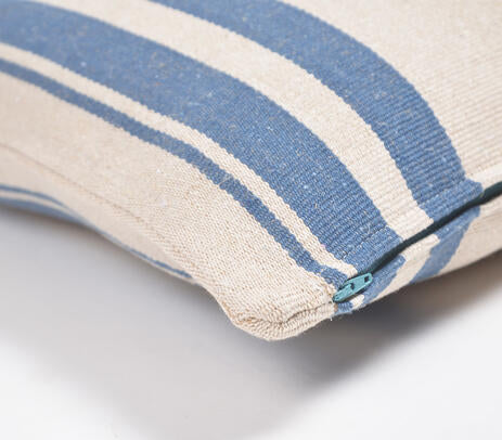 Yarn dyed cushion cover full back view