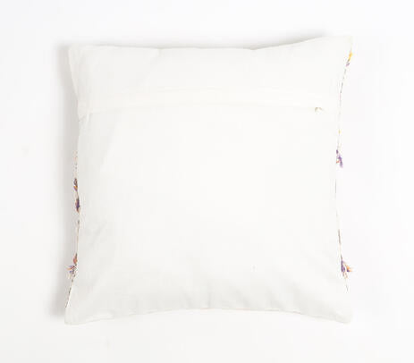 Maximal geometric cushion cover on a styled chair