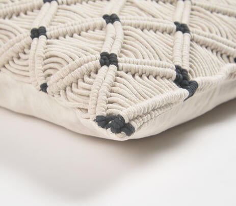 Macrame cushion cover lifestyle shot