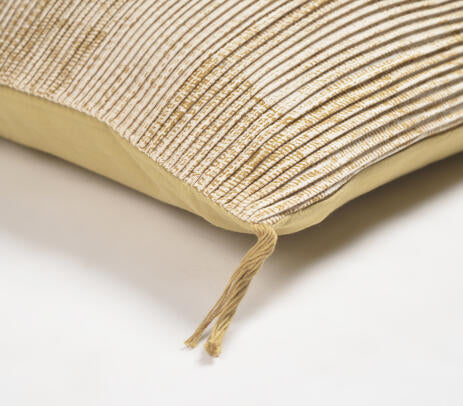 Yellow lumbar cushion cover lifestyle shot