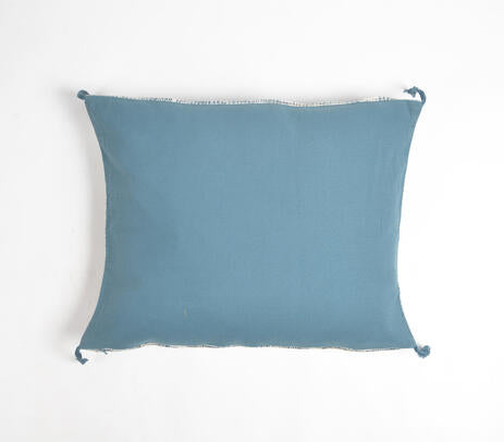 Green lumbar cushion cover full back view