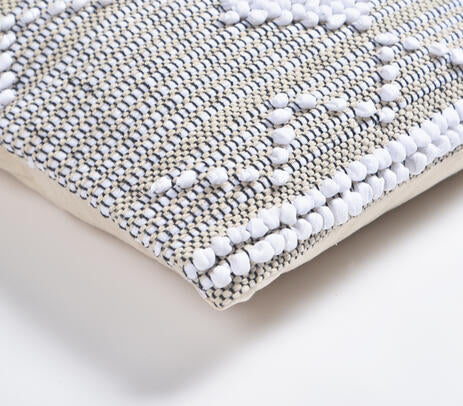 Ivory grey cushion cover lifestyle shot
