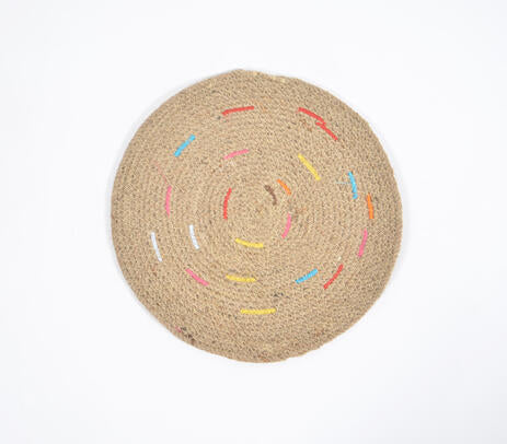 Jute placemats full set view