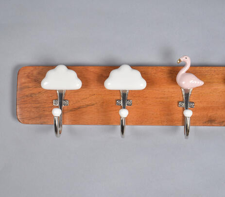 Flamingo wall hook lifestyle shot