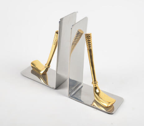 Hockey bookends full view