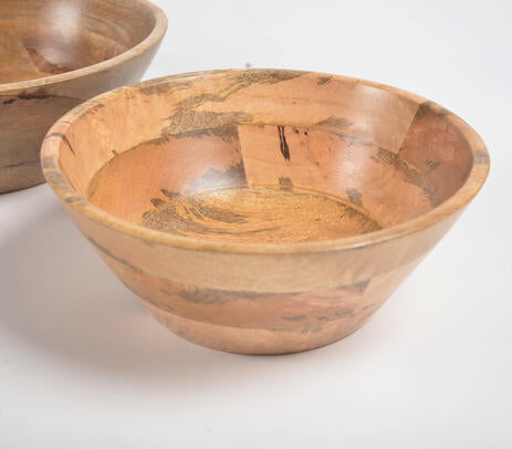 Mango wood salad bowls lifestyle shot