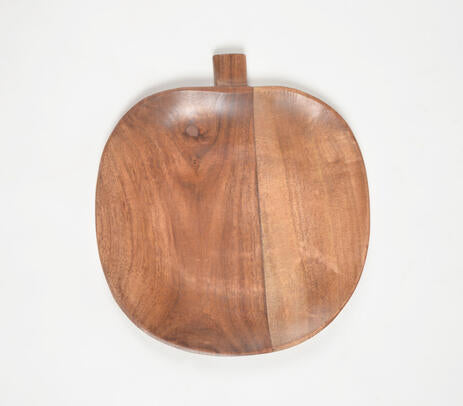 Apple shaped tray full view
