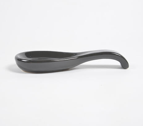 Ceramic spoon rest full view