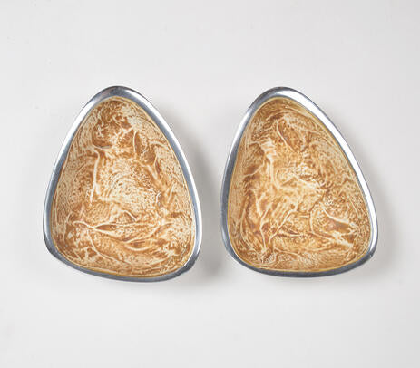 Aluminium bowls back side