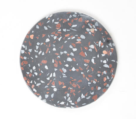 Stone coasters paired with tableware