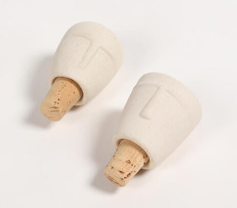 Ceramic bottle stoppers full set view