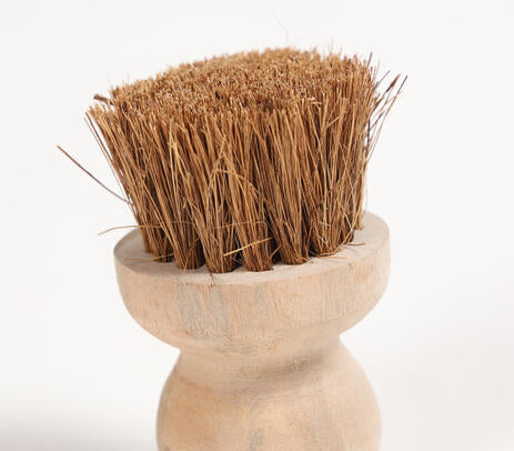Handmade Coconut Fiber Pan Pot Brush – Eco-Friendly Natural Kitchen Scrubber for Pots & Pans