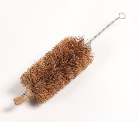 Handmade Coconut Fiber Bottle Cleaner – Eco-Friendly Natural Brush for Bottles & Jars