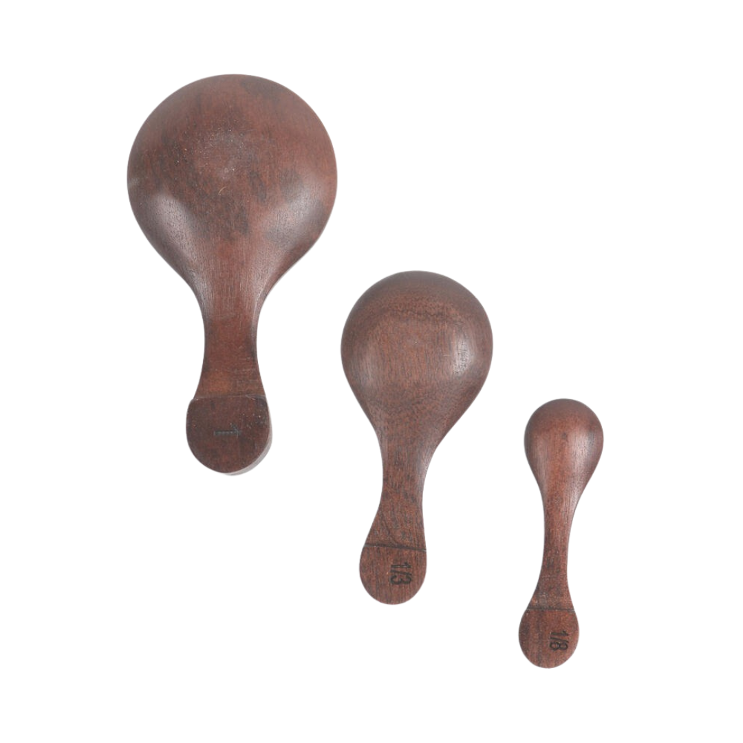 Classic measuring spoons detail shot