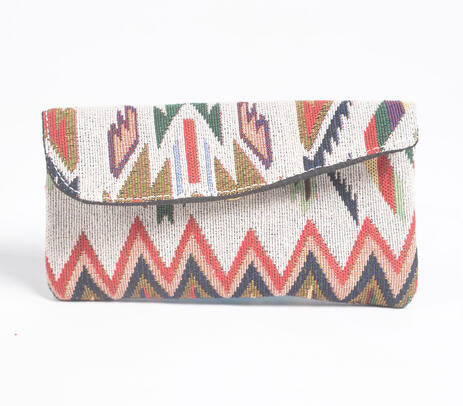 Jacquard Cotton Tote, Sling & Wallet Set – Handwoven