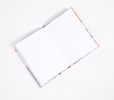 Fabric diary back cover