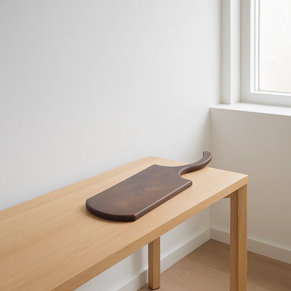 Antibacterial chopping board at an angle