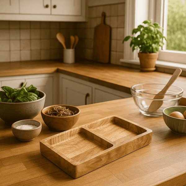 Raw Mango Wood Tray | Handcrafted Wooden Serving Tray