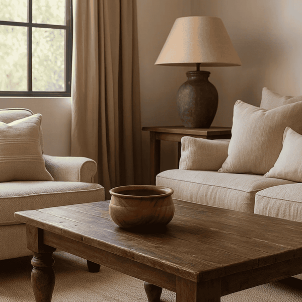 Acacia Wood Bowl | Turned Handcrafted Elegant Serveware