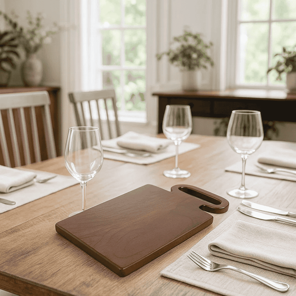 Wooden Cheese Board | Natural Handcrafted Cutting Board