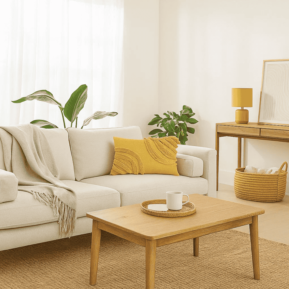 Shaggy lumbar cushion cover concealed zip detail