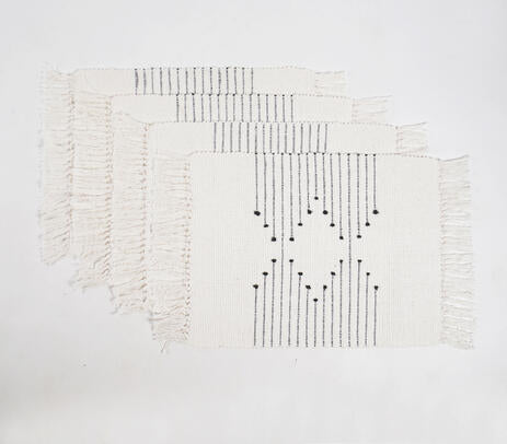 Minimal cotton placemats lifestyle shot