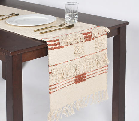 Bohemian table runner lifestyle shot
