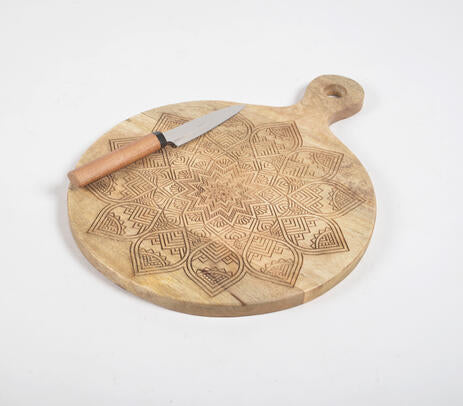 Engraved chopping board full view