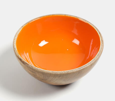 Orange serving bowl lifestyle shot