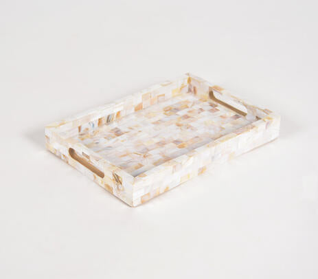Mother of pearl tray lifestyle shot