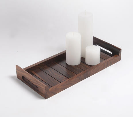 Rosewood serving tray lifestyle shot