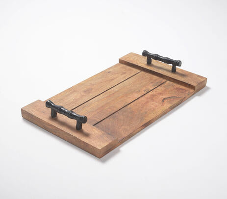 Vintage serving tray lifestyle shot