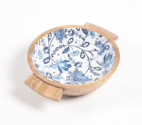 Wooden salad bowl server lifestyle shot