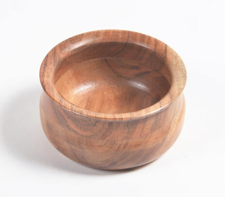 Acacia wood bowl lifestyle shot