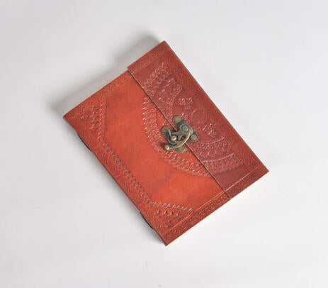 Mandala leather diary lifestyle shot