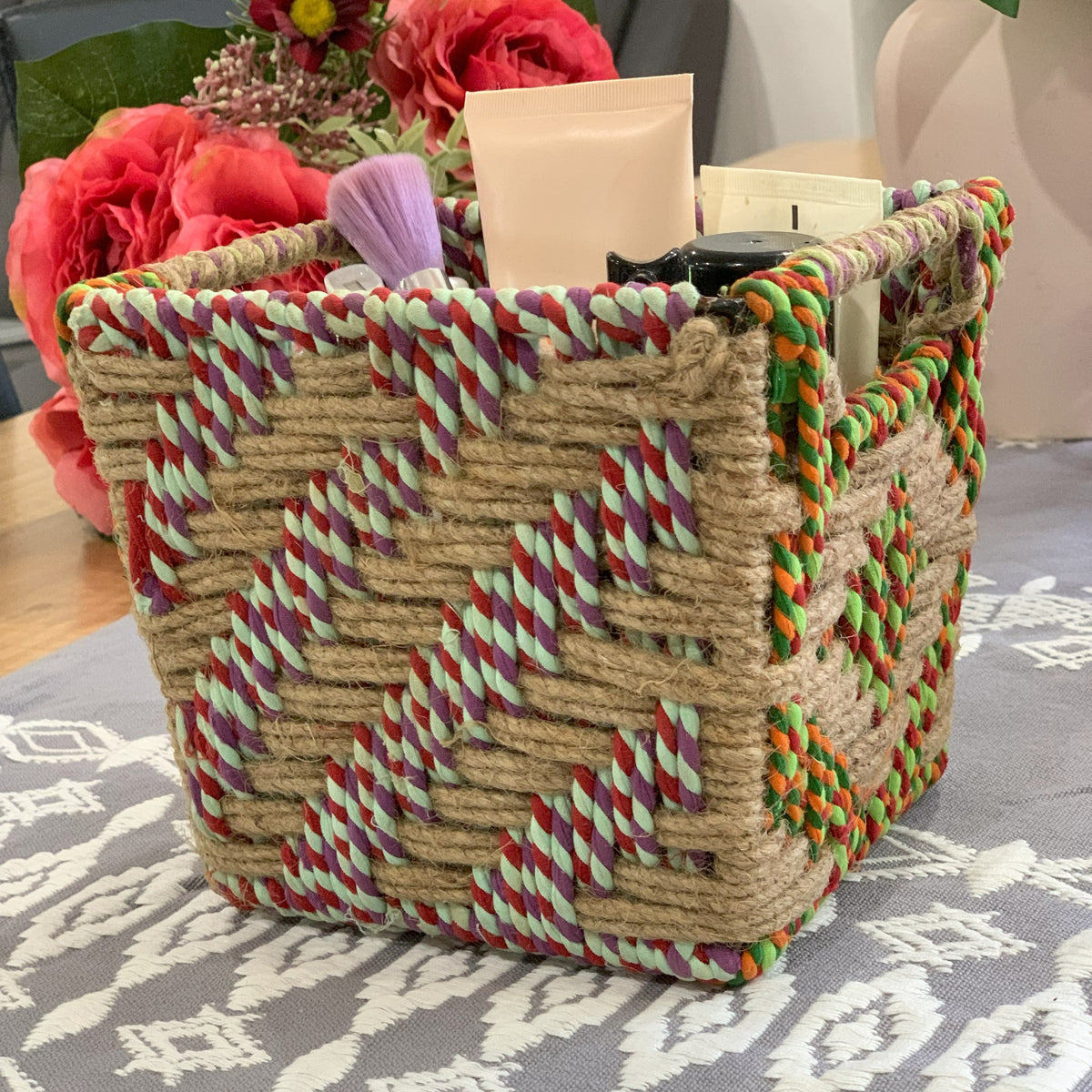 Twill basket back view
