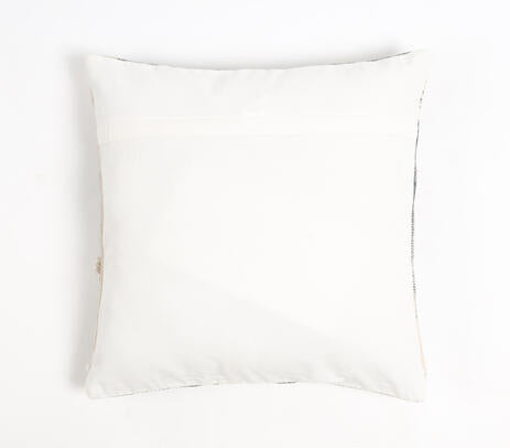 Block Printed Cotton Cushion Cover – Geometric Design