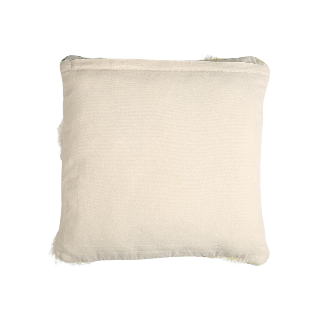 Pastel Wool &amp; Cotton Cushion Cover – Handloom