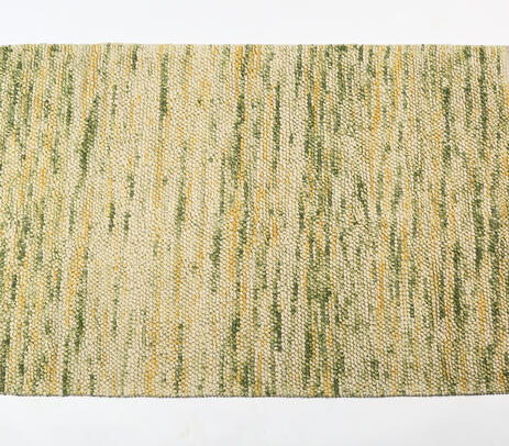Handwoven Woolen Lime Rug