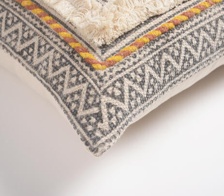 Geometric Cotton Cushion Cover – Hand Block Printed