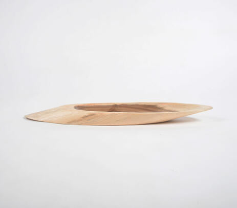 Neem Wood Tray – Handcrafted Furutsu Wood Serving Tray