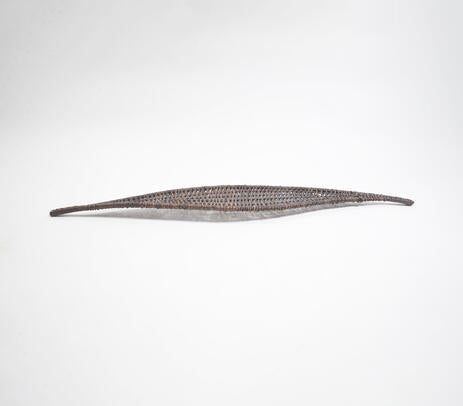 Woven Black Boat-Shaped Wicker Platter