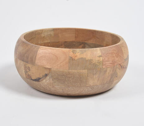 Hand Turned Wooden Salad Bowl – Minimalist