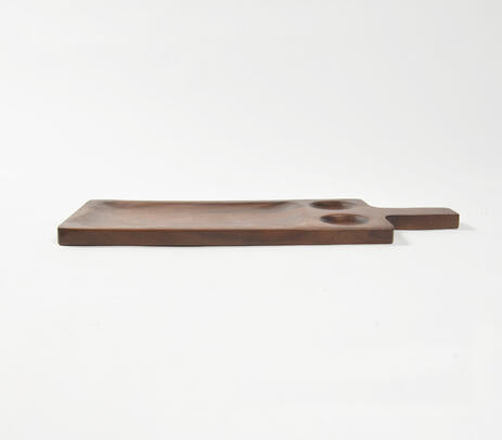 Wooden Chip &amp; Dip Platter IB