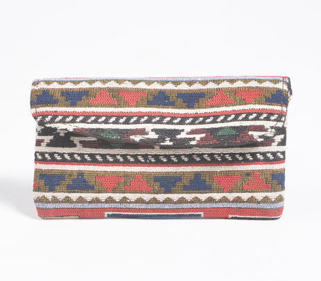 Jacquard Tote, Sling &amp; Wallet Set – Handwoven Cotton