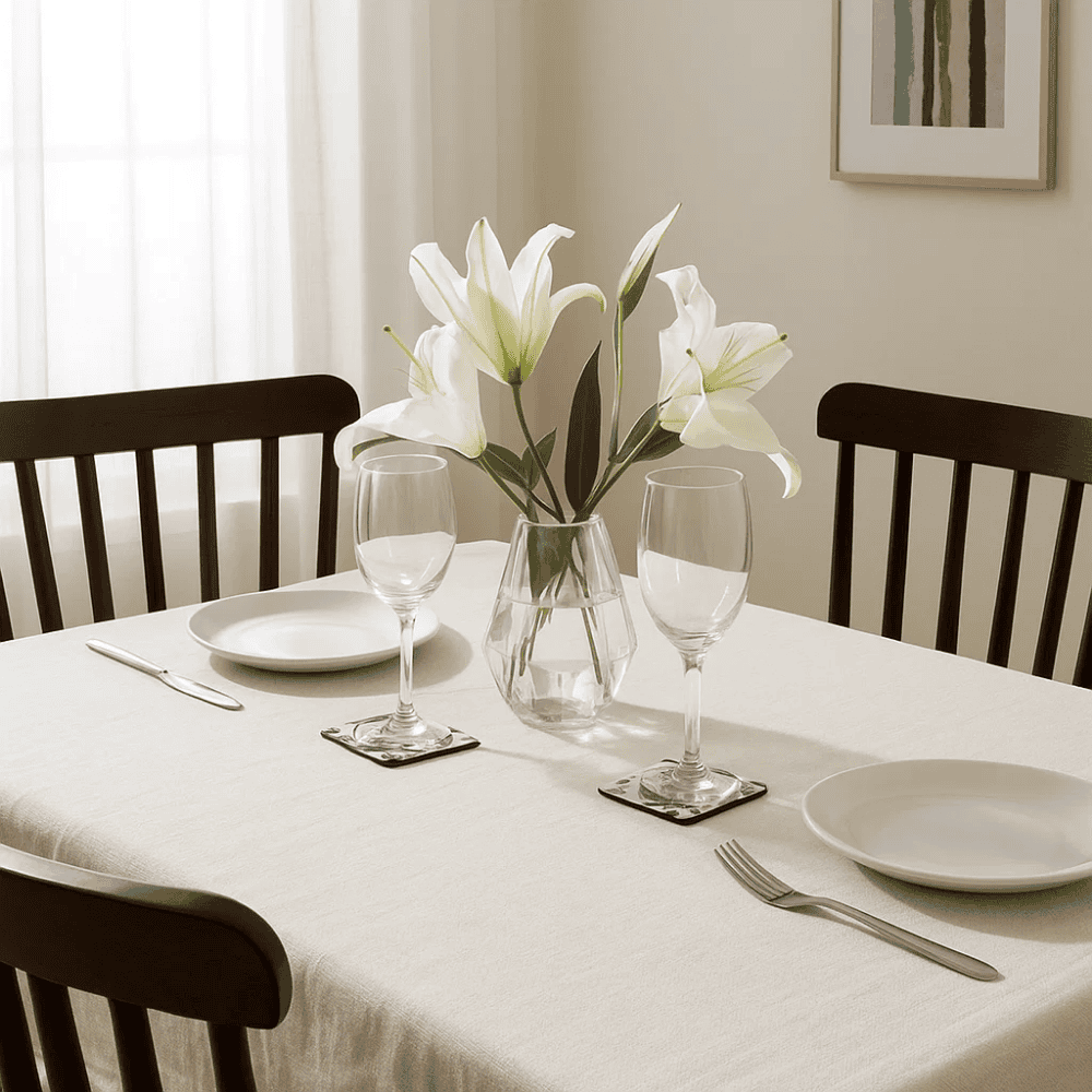 Taj Mahal Floral Laminated & Laser Cut MDF Coasters (Set of 2)