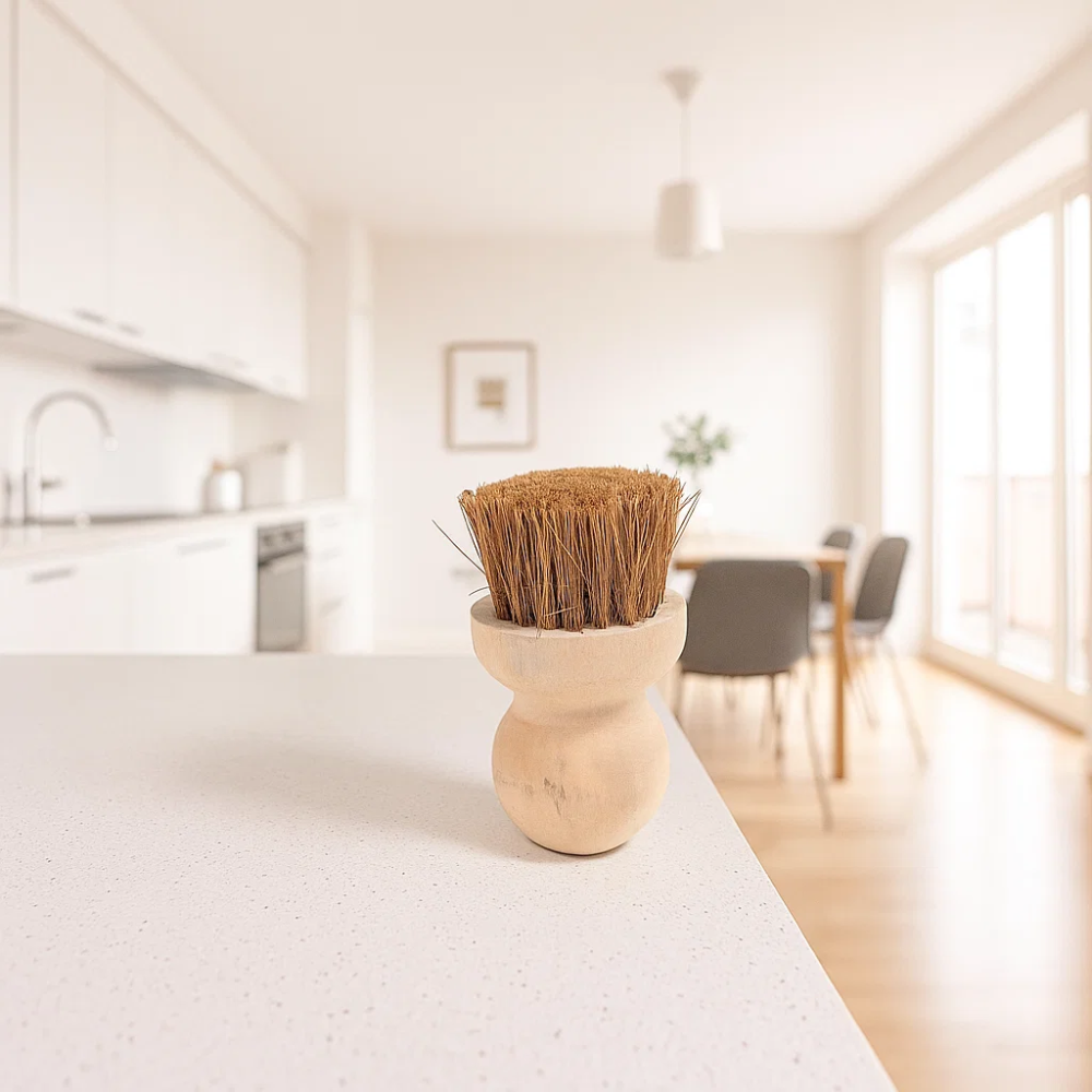 Handmade Coconut Fiber Pan Pot Brush – Eco-Friendly Natural Kitchen Scrubber for Pots & Pans