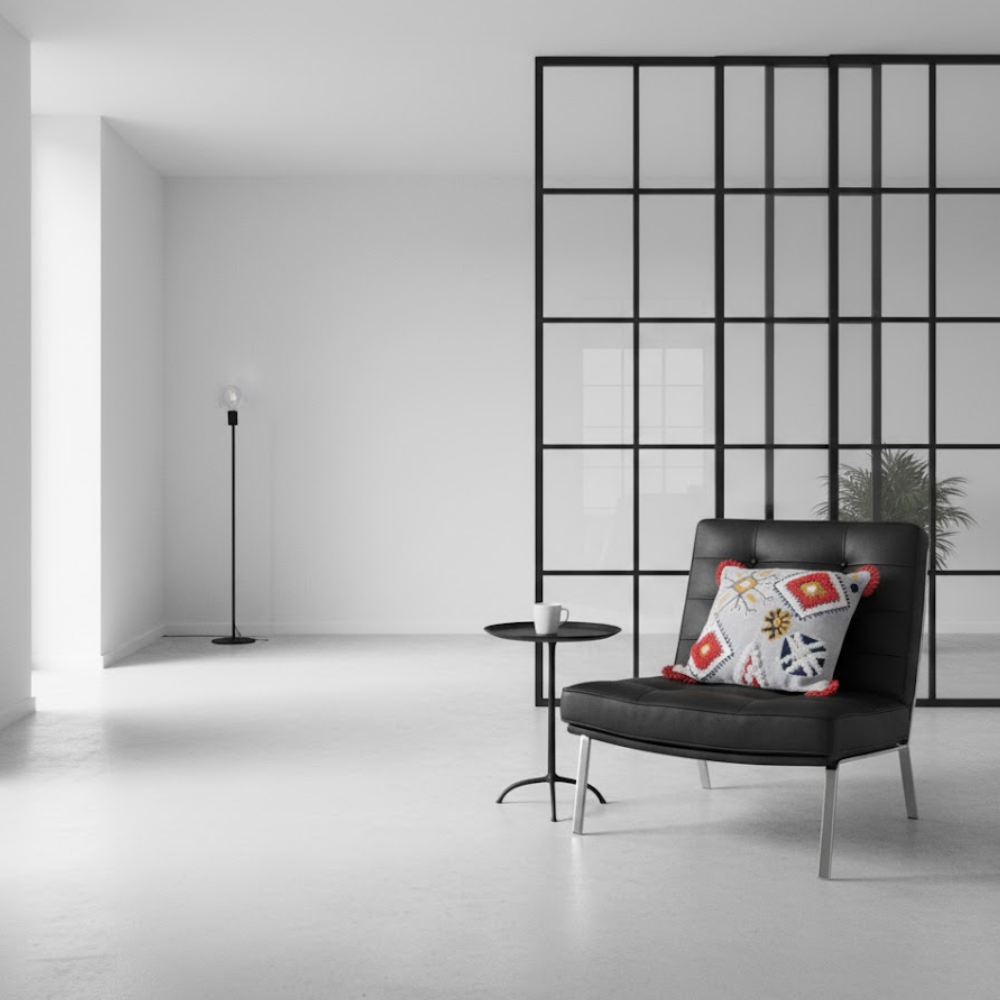 Embroidered Statement Fray Fringed Cotton Cushion Cover – Handcrafted Sofa Cushion Cover online store