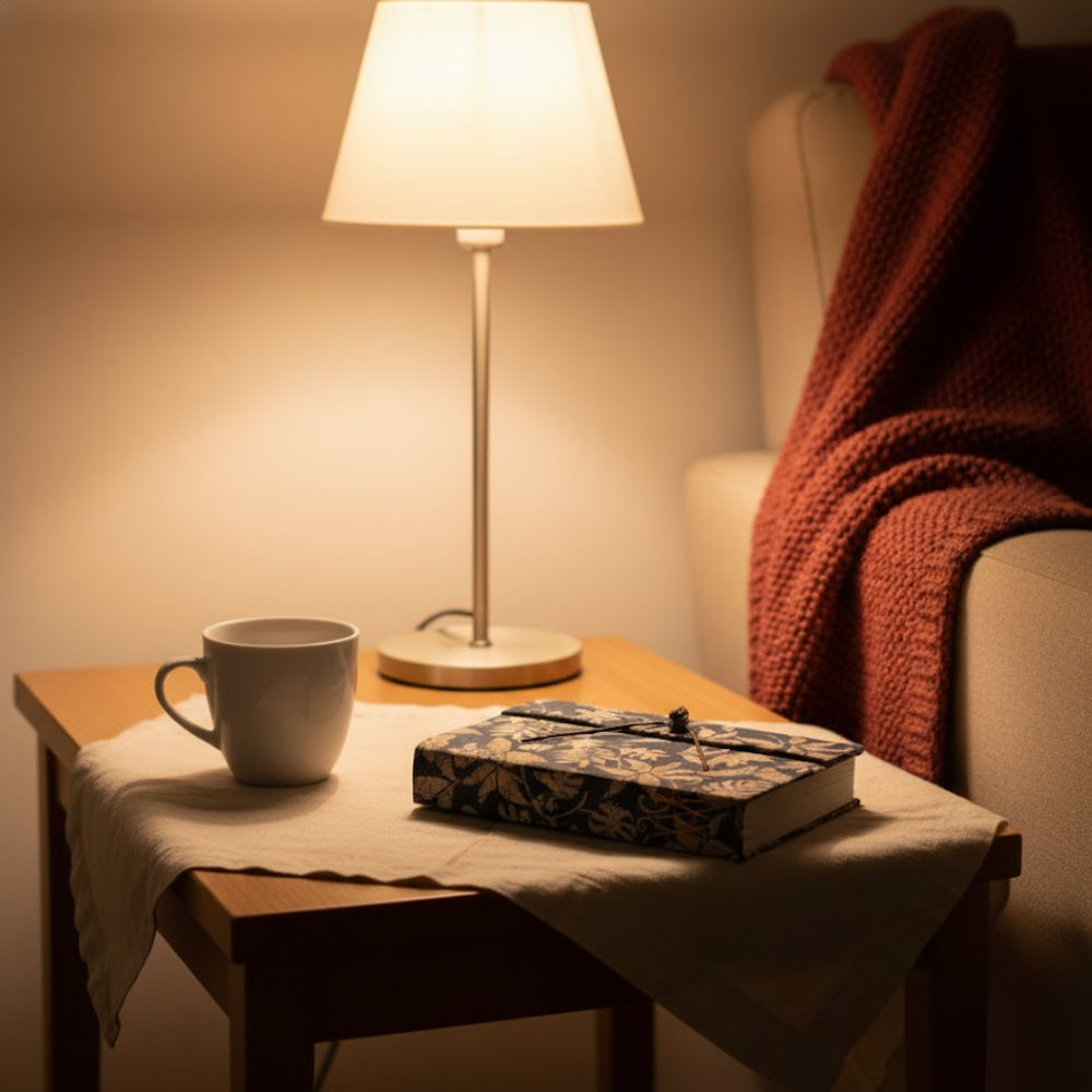 Vintage Recycled Fabric & Paper Journal – Handmade Journal Paper Notebook with Upcycled Fabric Cover